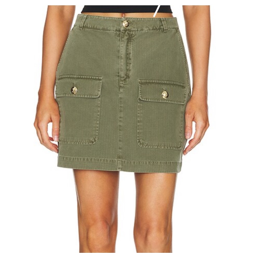 Anine Bing Green Cargi Miniskirt Size XS